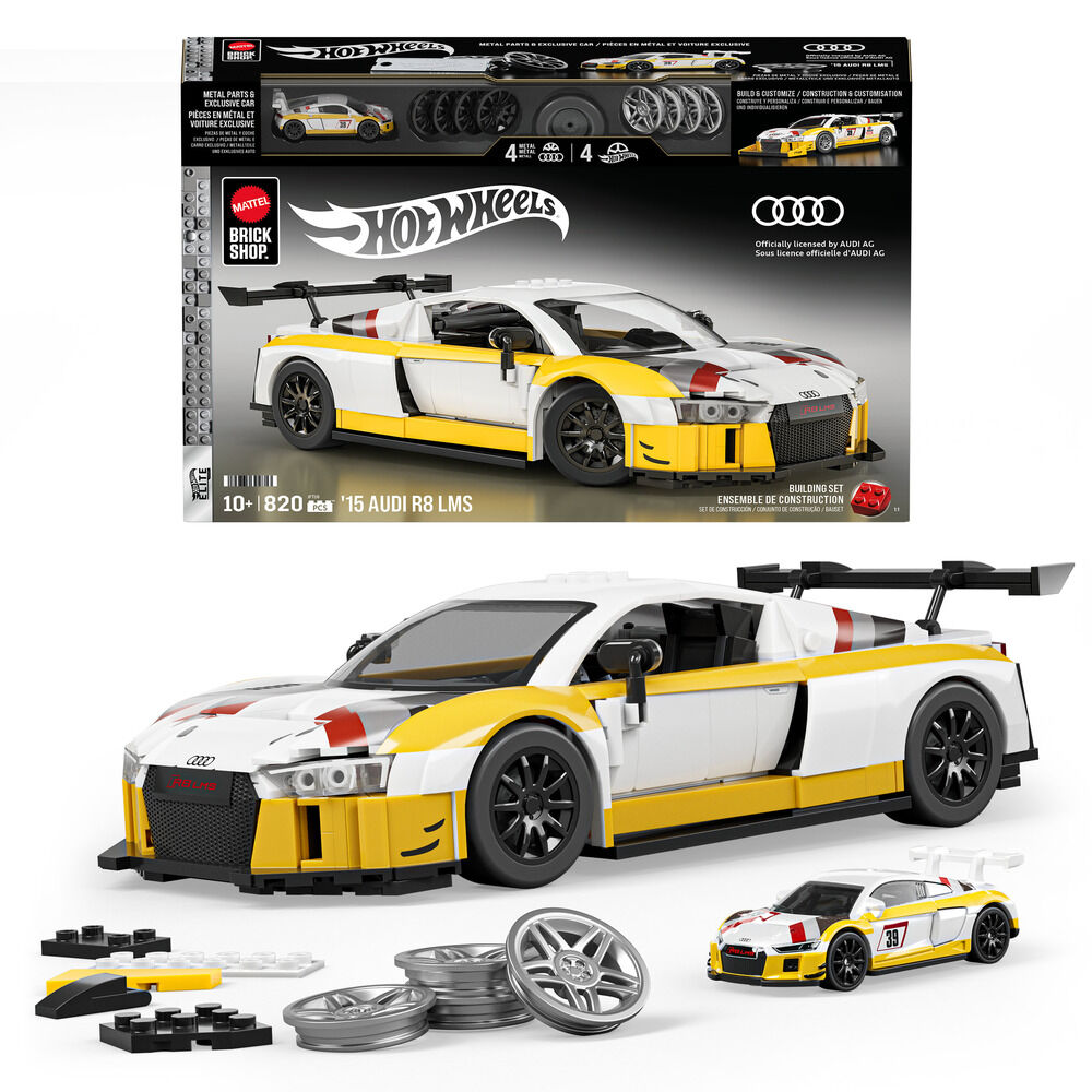 Set Construccion Elite Audi R8 LMS Hot Wheels - Frikibase.com