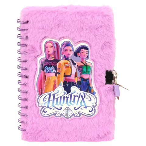 Set Diario + Boligrafo candado Stationery Kpop Demon Hunters - Frikibase.com