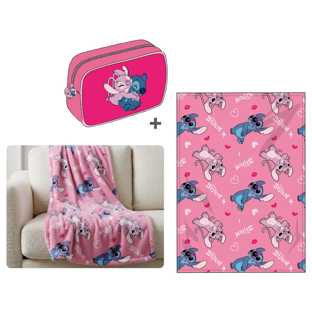 Set manta + Portatodo Stitch Disney 100x140cm. - Frikibase.com