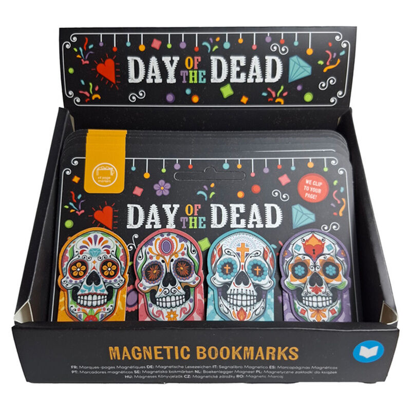 Set marcapaginas Magnéticos Día de los Muertos - Frikibase.com