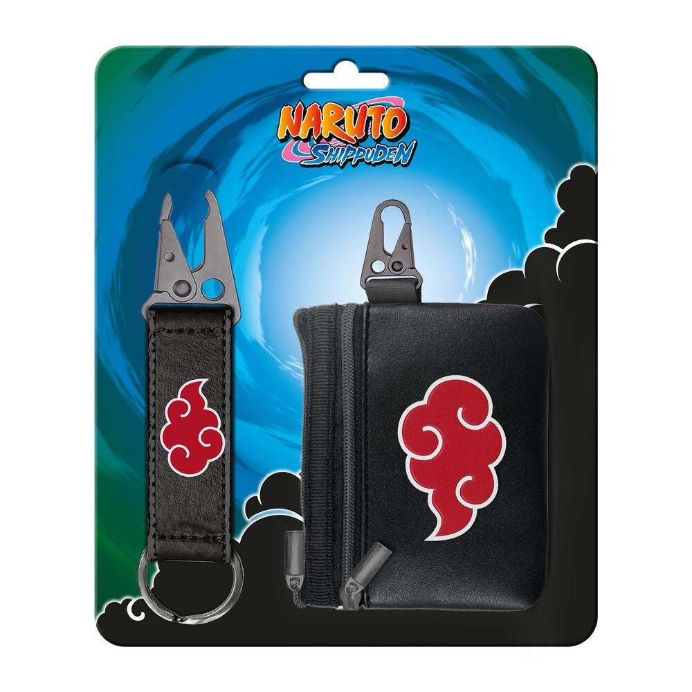 Set monedero + llavero Clouds Naruto - Frikibase.com