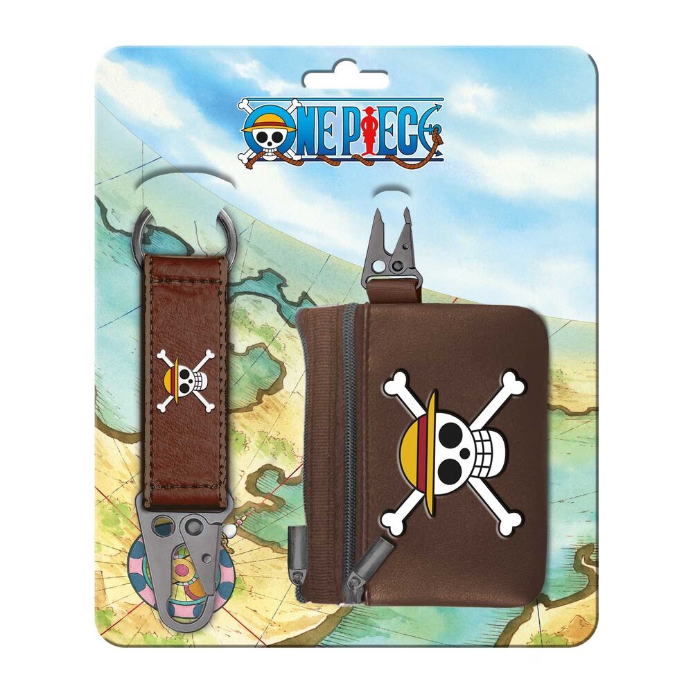 Set monedero + llavero One Piece - Frikibase.com