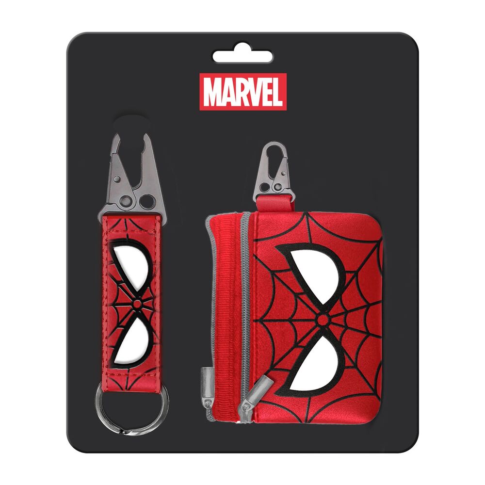 Set monedero + llavero Spiderman Marvel - Frikibase.com