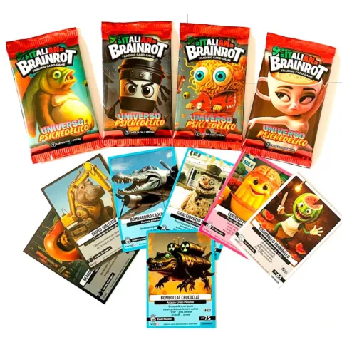 Sobre 7 Cartas coleccionables Universo Psichedelico Skifidol Italian Brainrot Italiano surtido - Frikibase.com