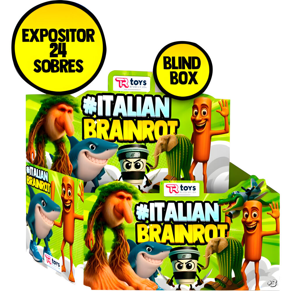 Sobre Figura + 3 Cartas coleccionables Italian Brainrot surtido - Frikibase.com