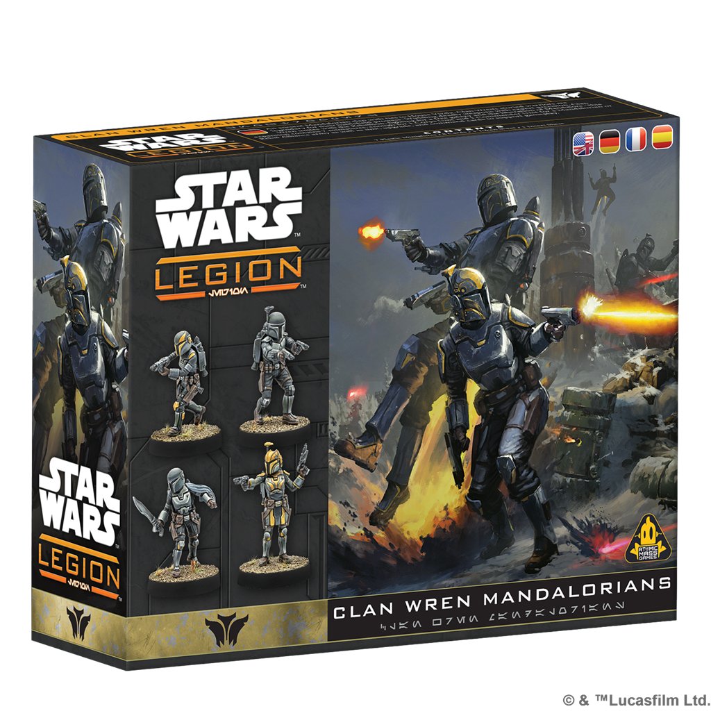 SW Legión: Clan Wren Mandalorians - Juego de Miniaturas - Frikibase.com