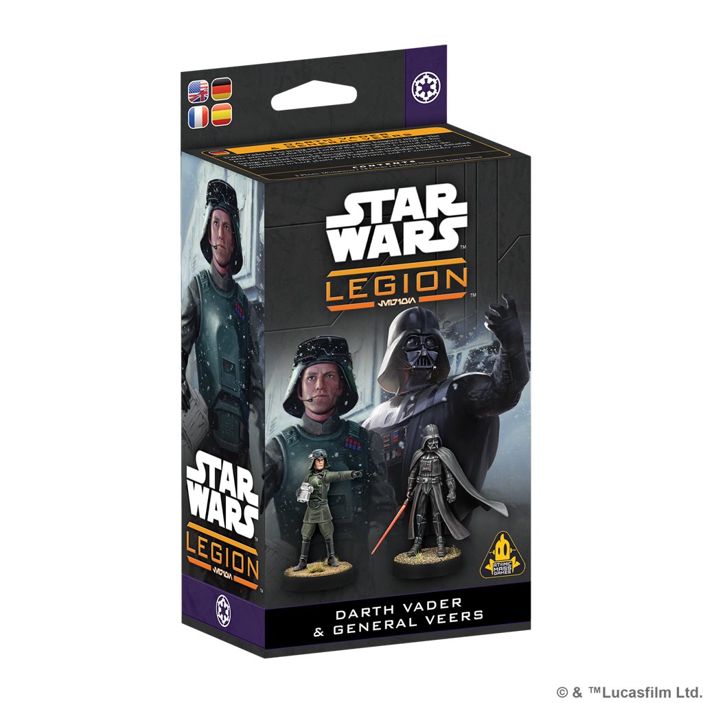 SW Legión: Darth Vader & General Veers - Juego de Miniaturas - Frikibase.com