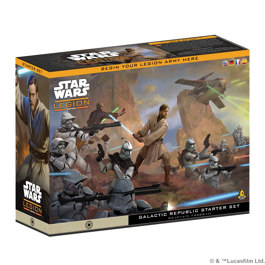 SW Legión: Galactic Republic Starter Set - Juego de Miniaturas - Frikibase.com