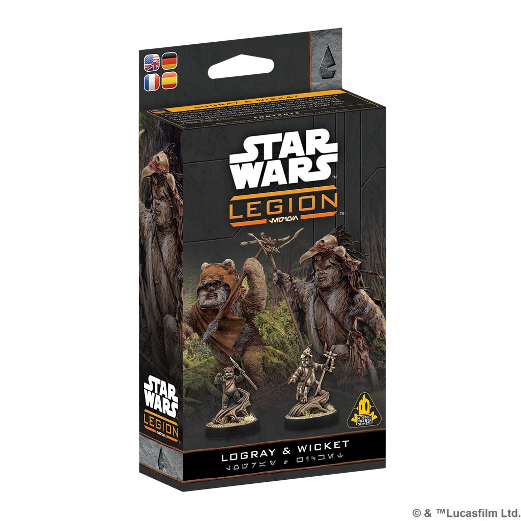 SW Legión: Logray & Wicket Commander - Juego de Miniaturas - Frikibase.com