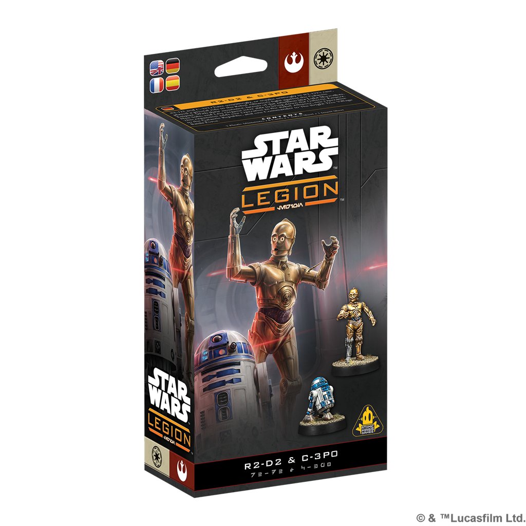 SW Legión: R2-D2 & C-3PO Operative - Juego de Miniaturas - Frikibase.com