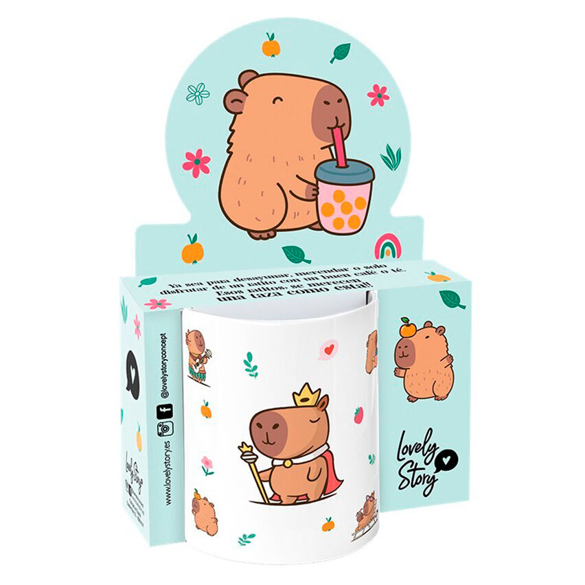 Taza Majesty Capibara 330ml - Frikibase.com