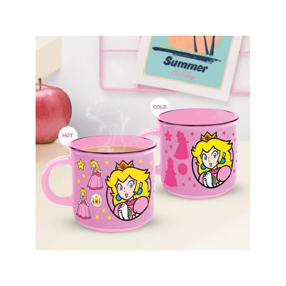 Taza termica Princess Peach Super Mario 350ml - Frikibase.com
