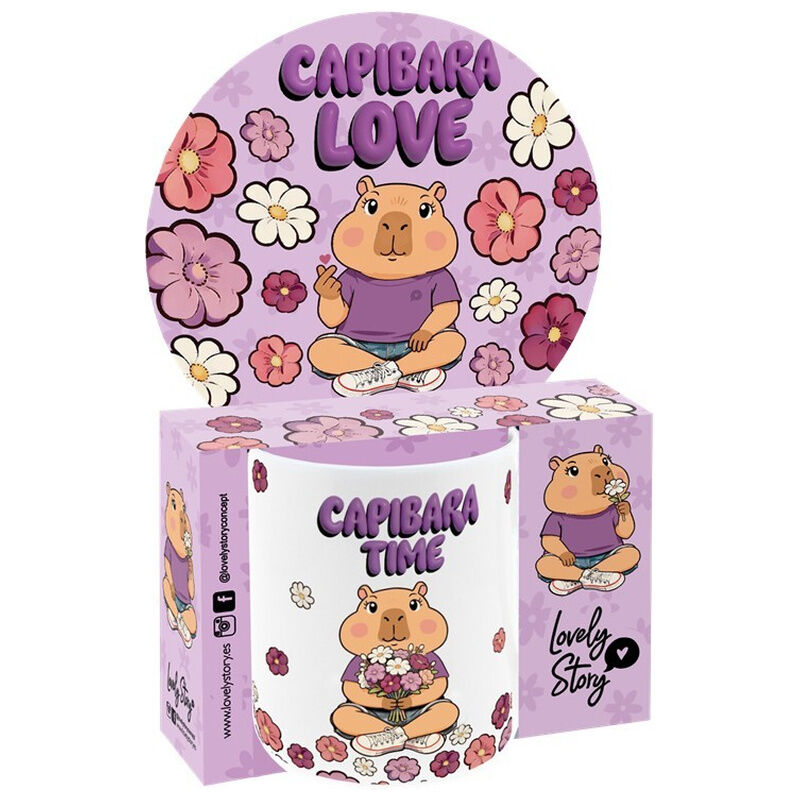 Taza Time Capybara 330ml - Frikibase.com