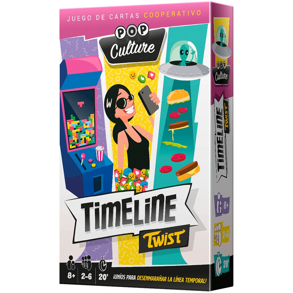 Timeline Twist Pop Culture - Juego de Cartas - Frikibase.com