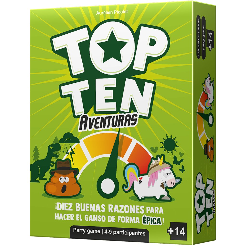 Top Ten Aventuras - Juego de tablero - Frikibase.com