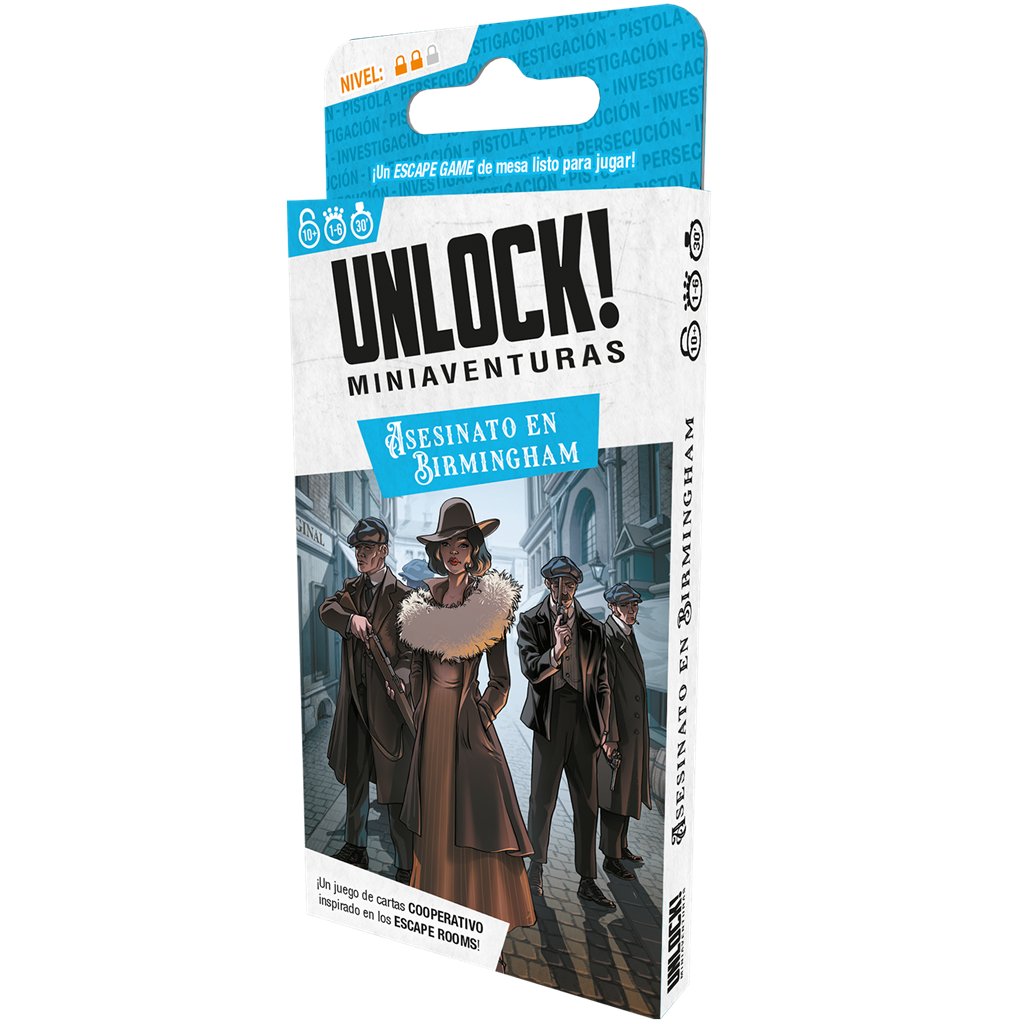Unlock! Mini Asesinato en Birmingham - Juego de Cartas - Frikibase.com