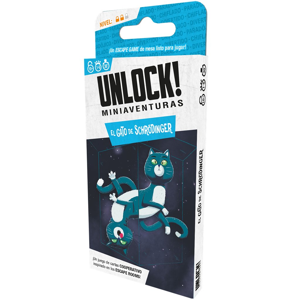 Unlock! Mini El gato de Schrödinger - Juego de Cartas - Frikibase.com