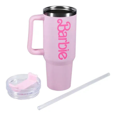 Vaso pajita Barbie termo 1200ml - Frikibase.com