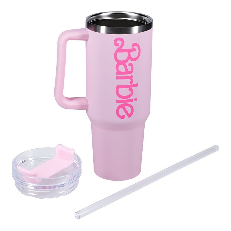 Vaso pajita Barbie termo 1200ml - Frikibase.com