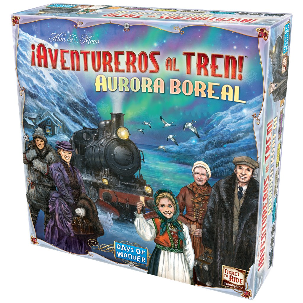 ¡Aventureros al Tren! Aurora boreal - Juego de tablero - Frikibase.com