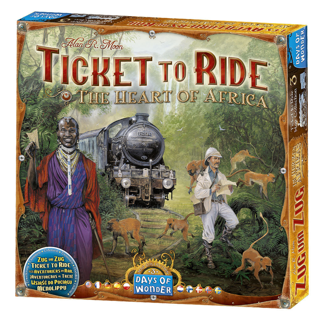 ¡Aventureros al Tren! El Corazón de África - Juego de tablero - Frikibase.com