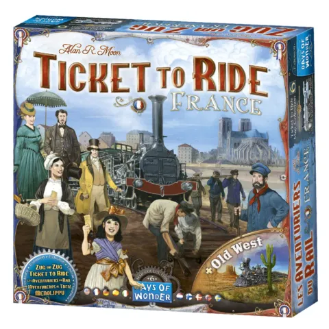 ¡Aventureros al Tren! Francia (+ El Viejo Oeste) - Juego de tablero - Frikibase.com