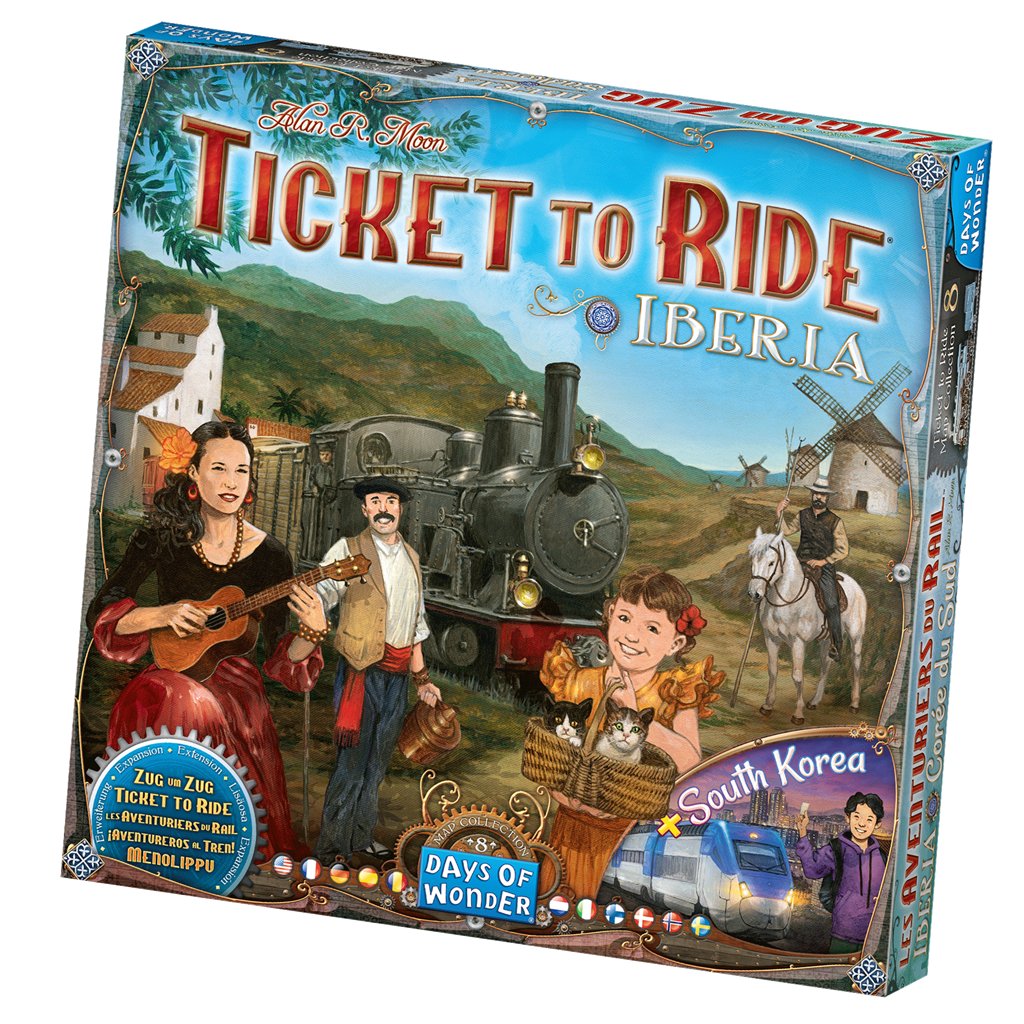 ¡Aventureros al Tren! Iberia y Corea del Sur - Juego de tablero - Frikibase.com