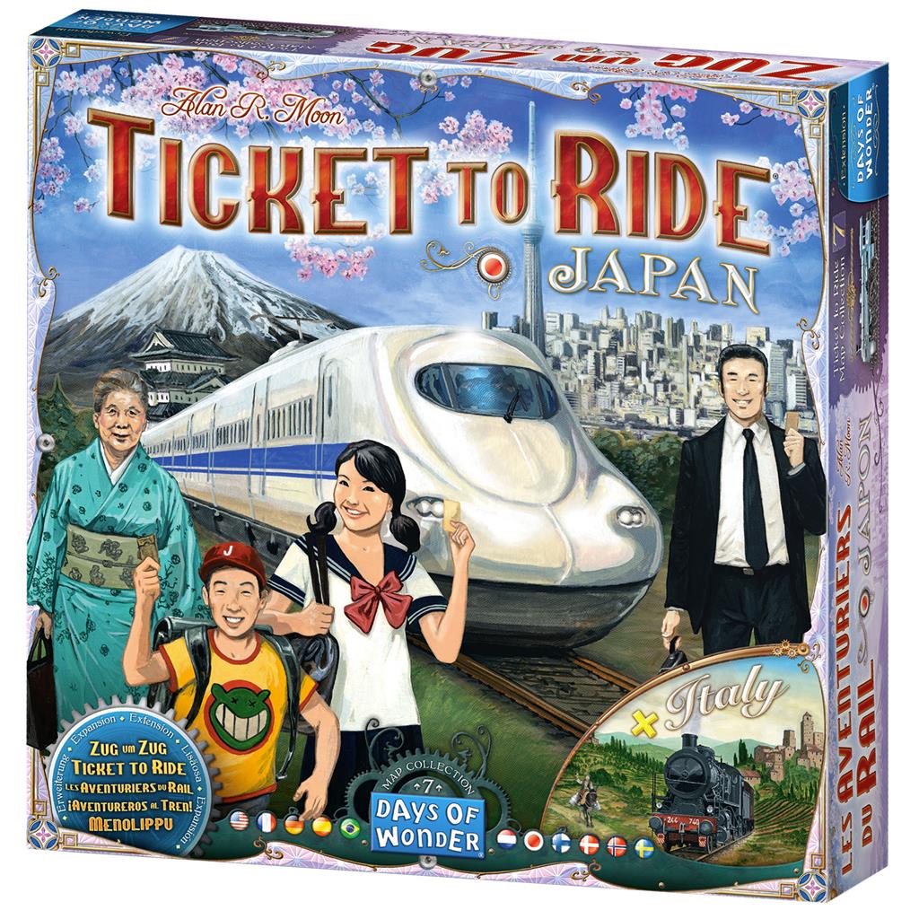 ¡Aventureros al Tren! Italia & Japón - Juego de tablero - Frikibase.com