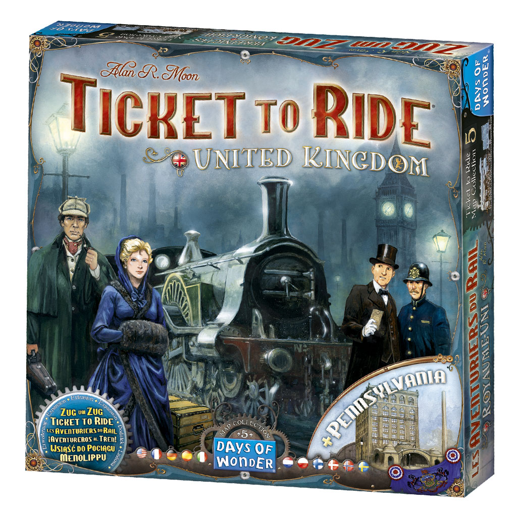 ¡Aventureros al Tren! Reino Unido (+ Pennsylvania) - Juego de tablero - Frikibase.com