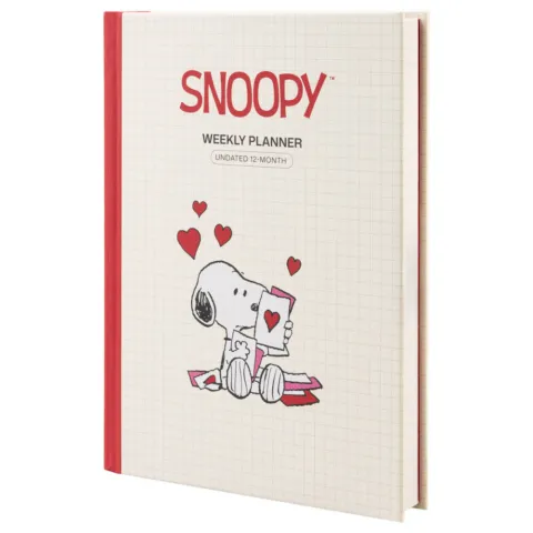 Agenda A5 sin fecha semana vista Snoopy - Frikibase.com