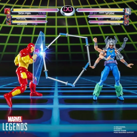 Blister 2 figuras Iron Man Vs Marvels Spiral Marvel Games 15cm - Frikibase.com