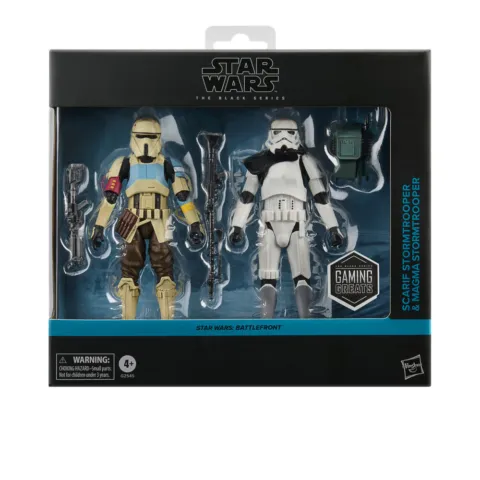 Blister 2 figuras Scarif Stormtrooper & Magma Stormtrooper Battlefront Star Wars 15cm - Frikibase.com