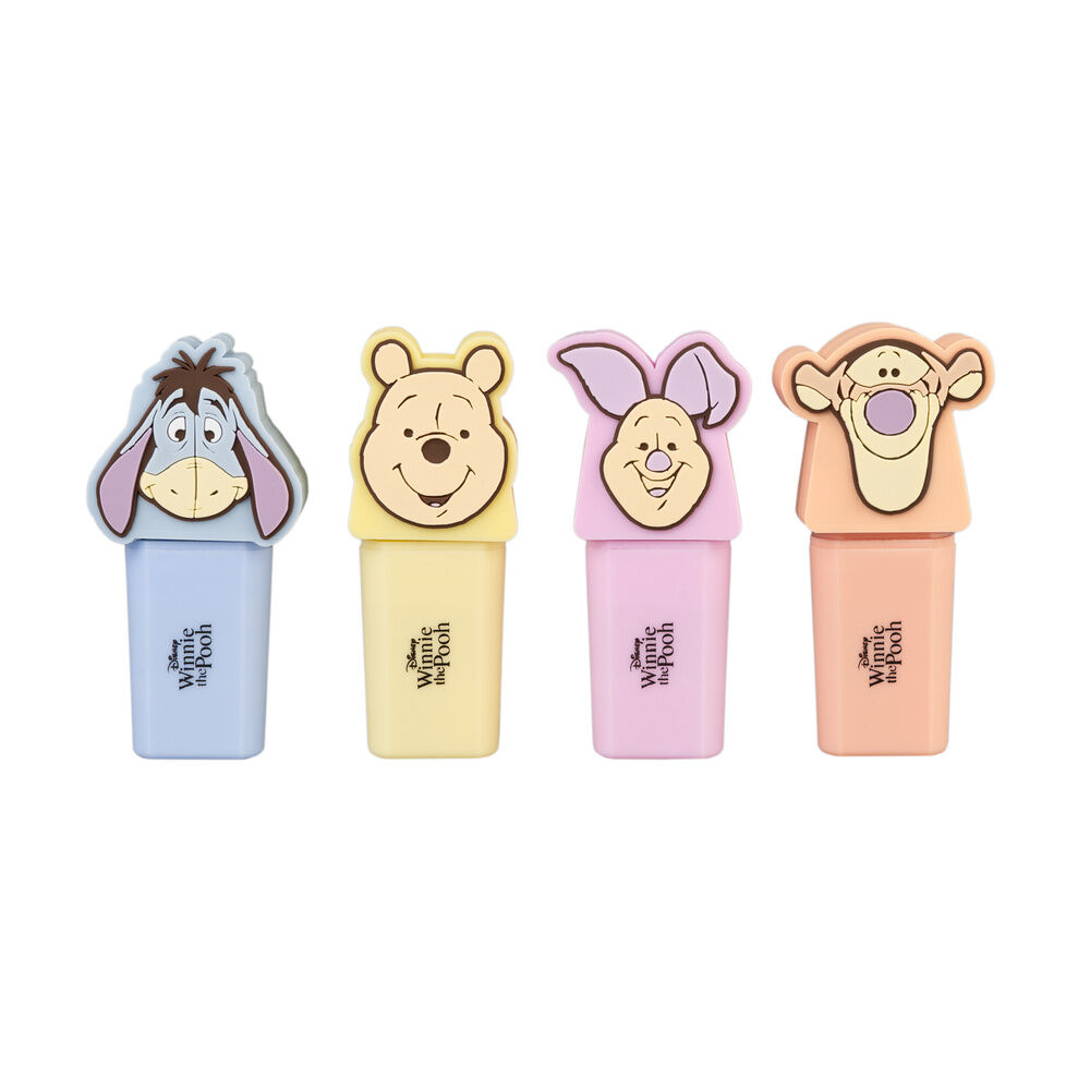 Blister 4 subrayadores Winnie the Pooh Disney - Frikibase.com