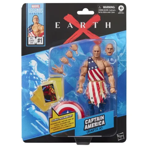Figura Capitan America Earth Marvel Legends Series 15cm - Frikibase.com