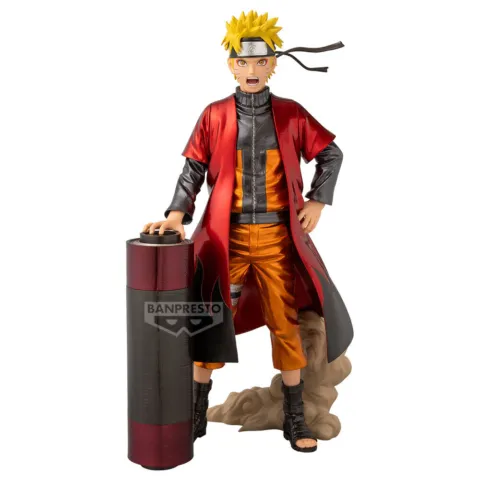 Figura Naruto Uzumaki Premium The Metallic Naruto Shippuden 30cm - Frikibase.com