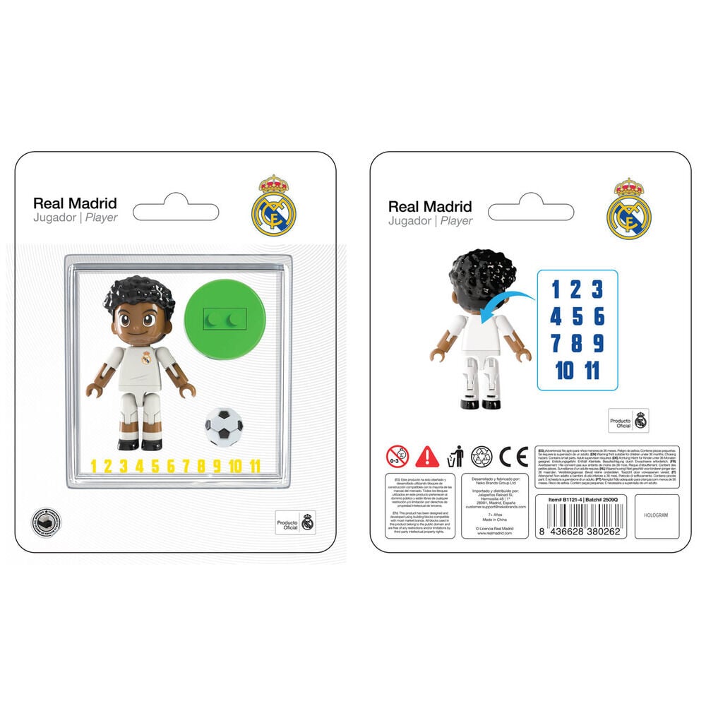 Figura jugador Real Madrid 4cm - Frikibase.com