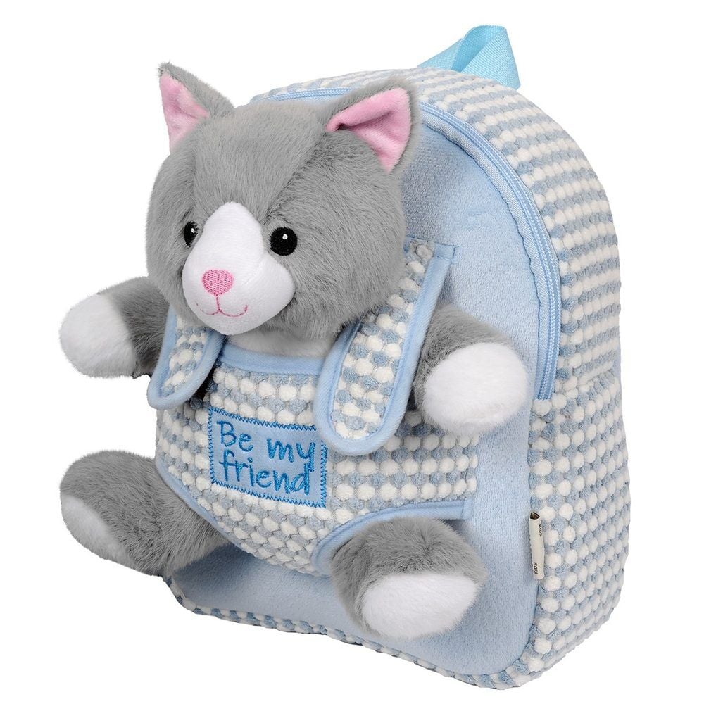 Mochila + peluche Gato 27cm - Frikibase.com